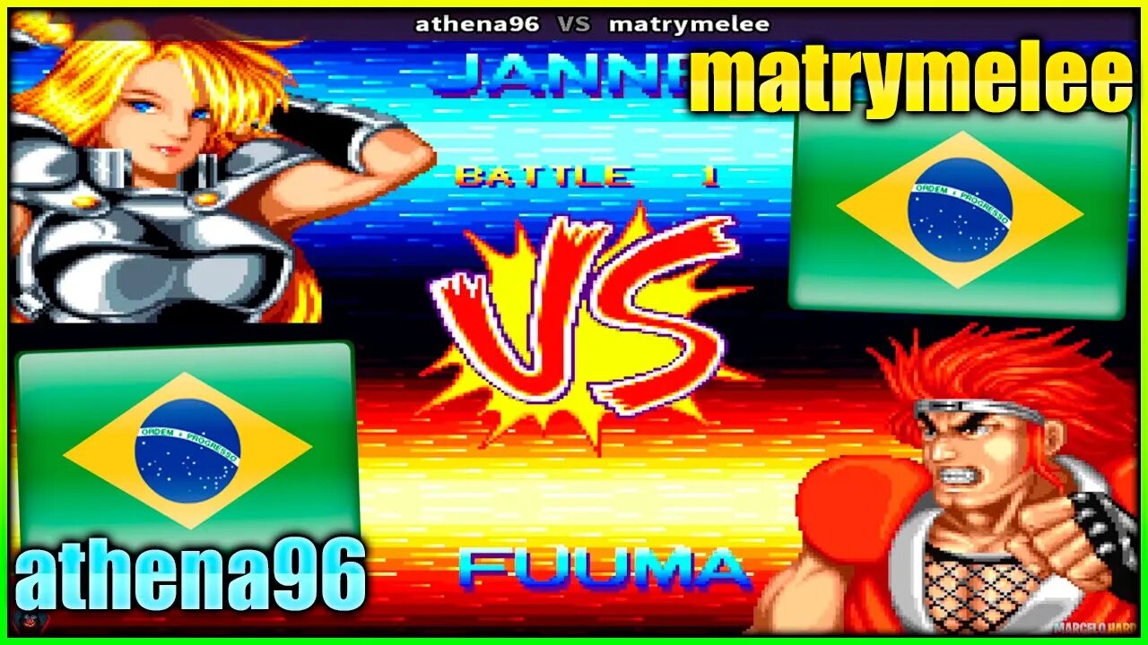 World Heroes 2 (athena96 Vs. matrymelee) [Brazil Vs. Brazil]