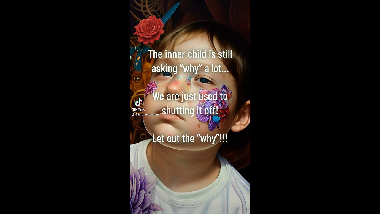 The most powerful question! #why #becurious #challengeassumptions #innerchild #healing #tarotary