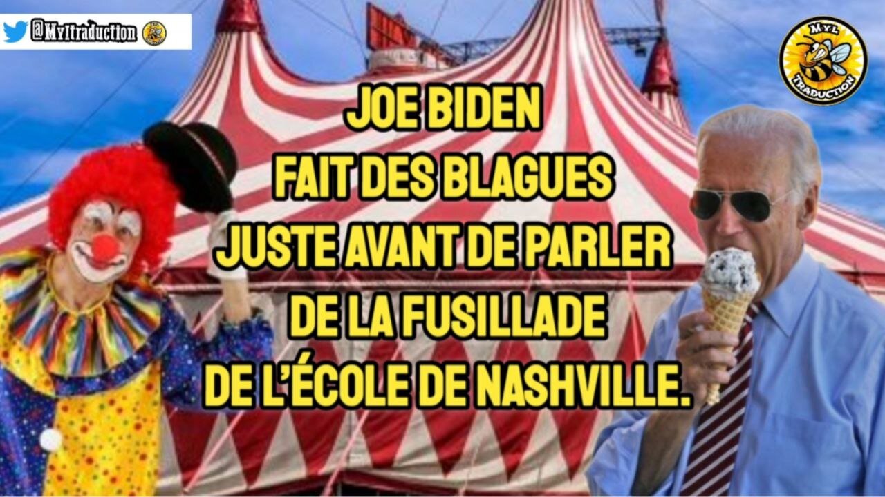 Joe Biden fait des blagues juste avant de parler de la fusillade de l’école de Nashville