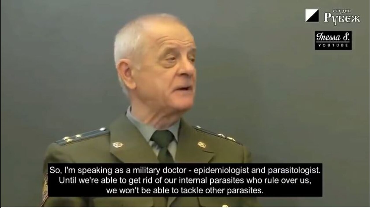 PARASITES - THE ONLY MILITARY IN THE WORLD WARNING US IS RUSSIA