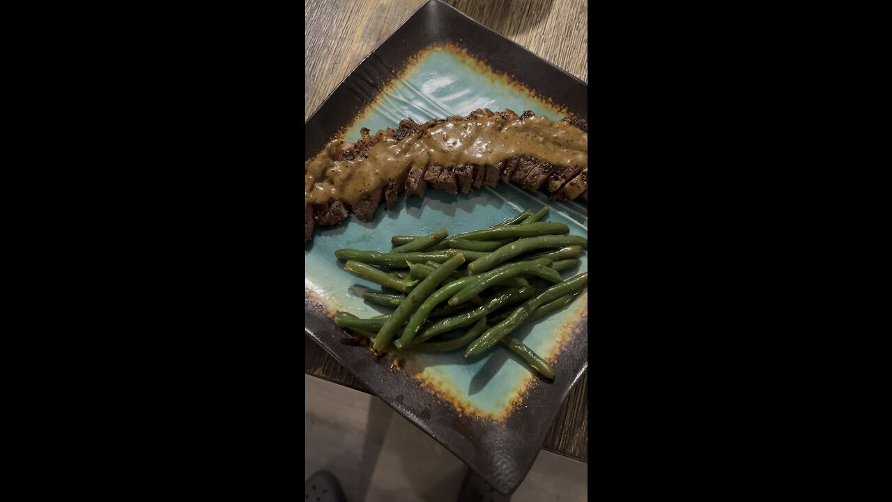 Steak au poivre | French Pepper Steak 👨🍳🔥🥩