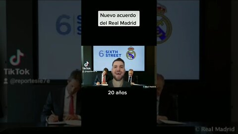 Nuevo acuerdo del Real Madrid 🤑🤑🤑