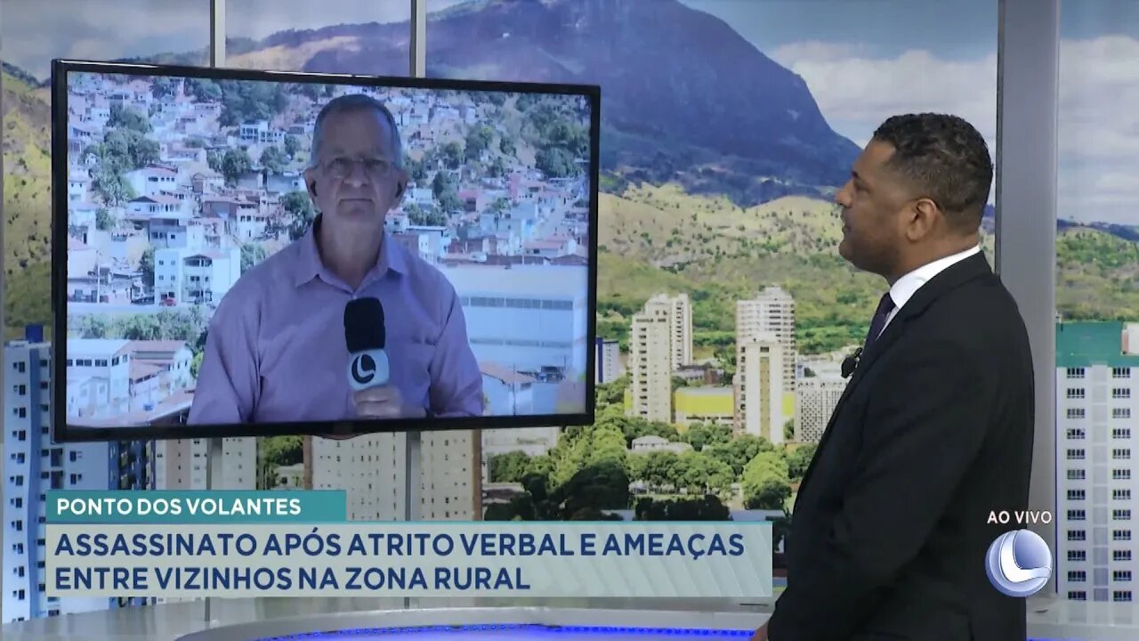 Ponto dos Volantes: Assassinato após atrito verbal e ameaças entre vizinhos na Zona Rural.