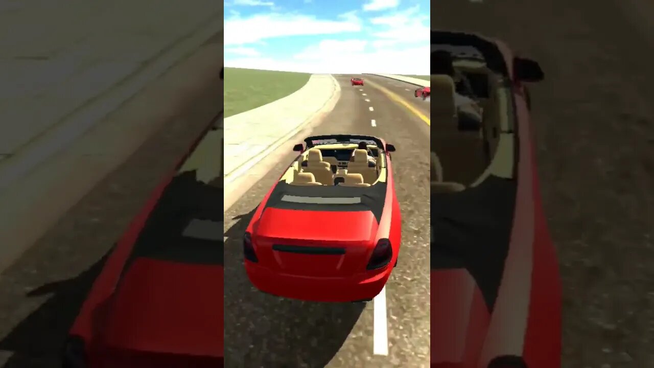 Car Accident ROLLS ROYCE 🤒🥵 #indian Bike Simulator 3D #gameplay #viralvideo #shorts #car #pinkvenom