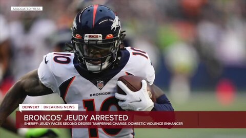 Broncos' WR Jerry Jeudy arrested