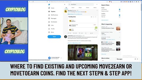 Where To Find Existing And Upcoming Move2Earn Or MoveToEarn Coins. Find The Next Stepn & Step App!