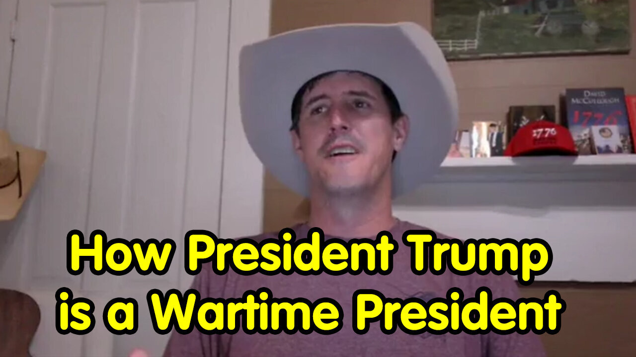 How President Trump Is A Wartime President - Derek Johnson - 5/24/24..