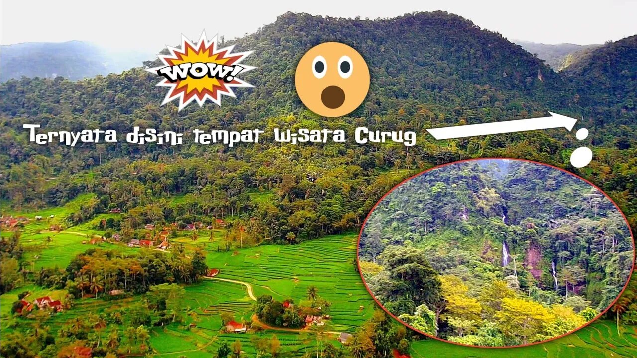 Ternyata disini tempat wisata ( Curug Kali Cicalengka )