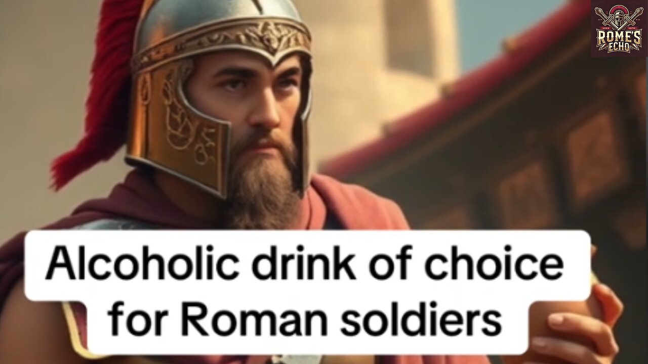 Roman soldiers alcoholic drink of choice