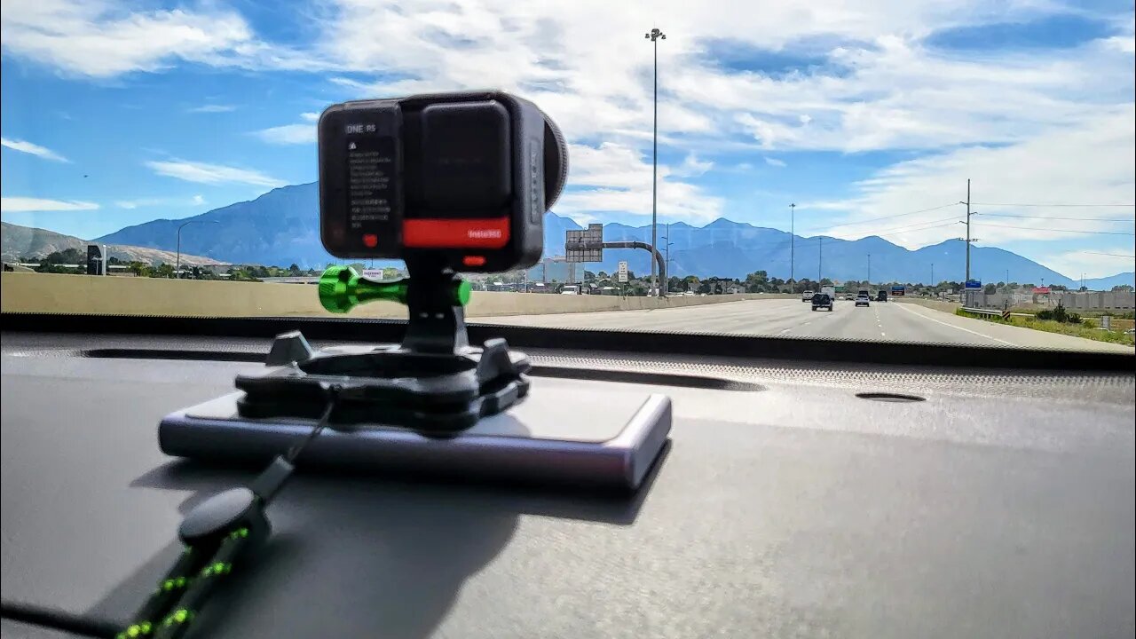 $500 Dash Cam, Insta360 ONE RS, and a SNAP Mount via I-15 South Bound...