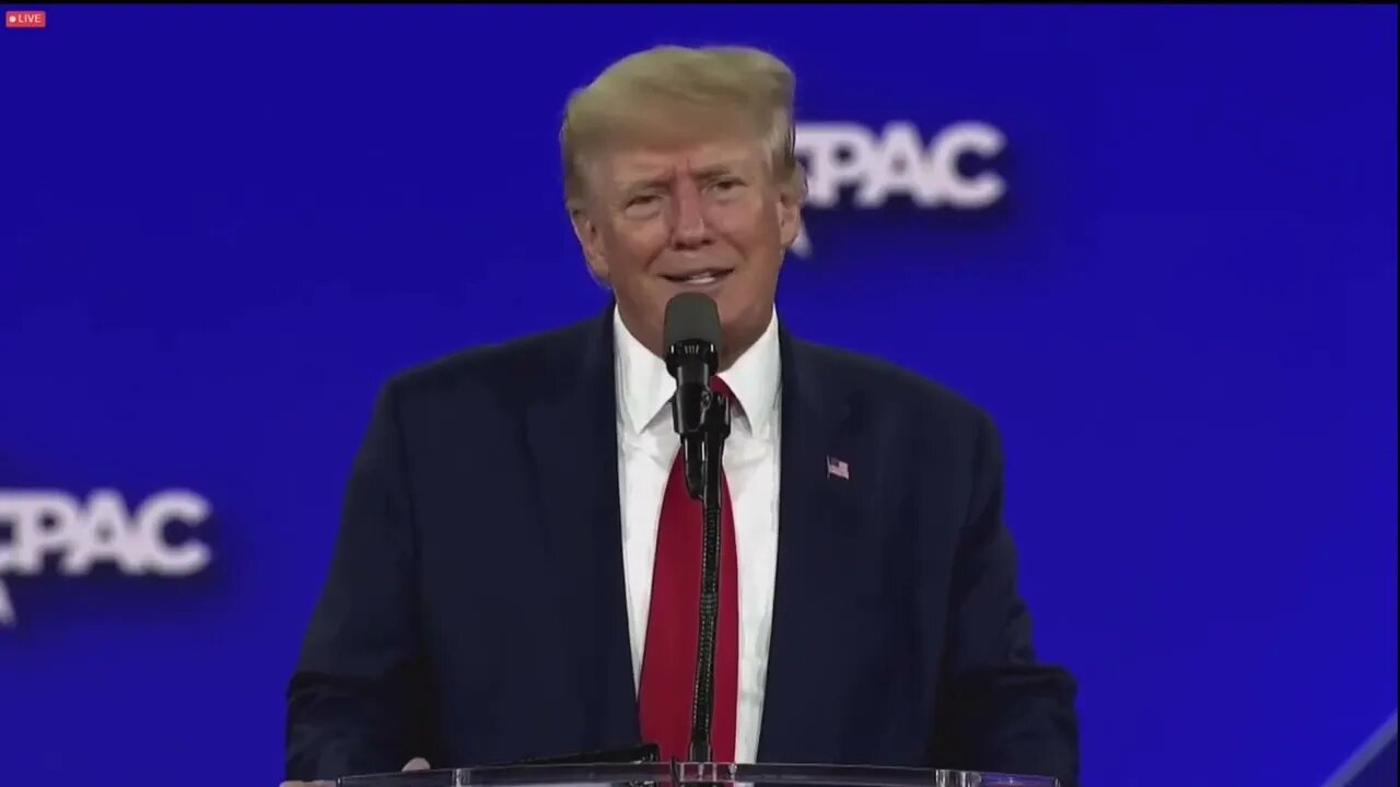 Donald Trump condemn the Department of Education System on CPAC 2022