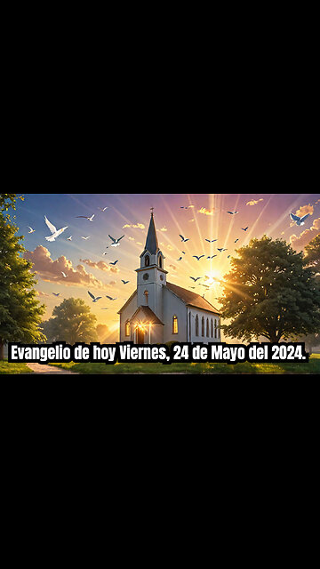 🙏✨Evangelio de hoy Viernes, 24 de Mayo del 2024✨🙏