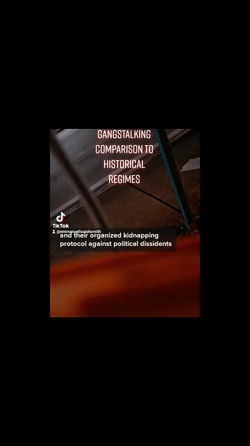 Gang-stalking in Action : The TikTok Edition on YouTube