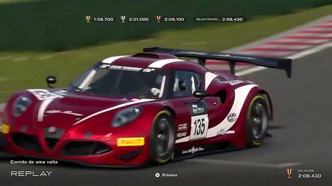 Gran Turismo 7 - PS4 #21 Autodrome - Alfa Romeo 4C Gr.3 - Experiência de Circuito