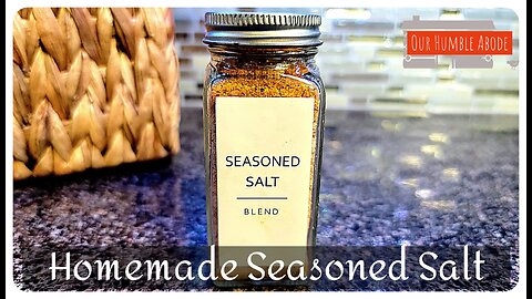 Homemade Seasoned Salt