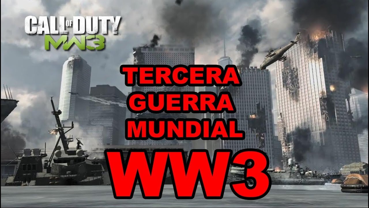 LA PROGRAMMAZIONE PREDITTIVA NEL VIDEOGIOCO CALL OF DUTY:MODERN WARFARE 3 DELLA 3 GUERRA MONDIALE E LA GUERRA CONTRO LA NATO,IL VIDEOGIOCO USCì L'8 NOVEMBRE 2011 E L'USO DEI MISSILI NUCLEARI RUSSI SULL'AMERICA IN CALL OF DUTY 4 DEL 2007