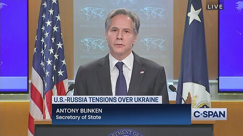 Secretary of State Antony Blinken Holds News Conference in Ukraine