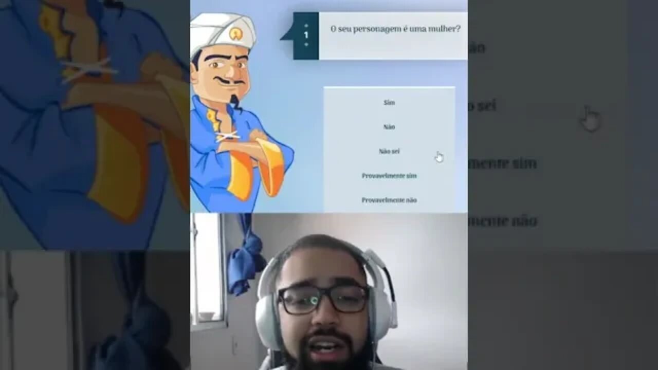 Se o Akinator não adivinhar o Felipe Neto estou te devendo 100 reais #shorts