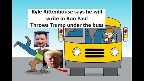 Kyle Rittenhouse withdraws Trump support pivots to Ron Paul, massive backlash