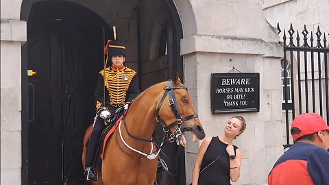 I have a big mouth #horseguardsparade