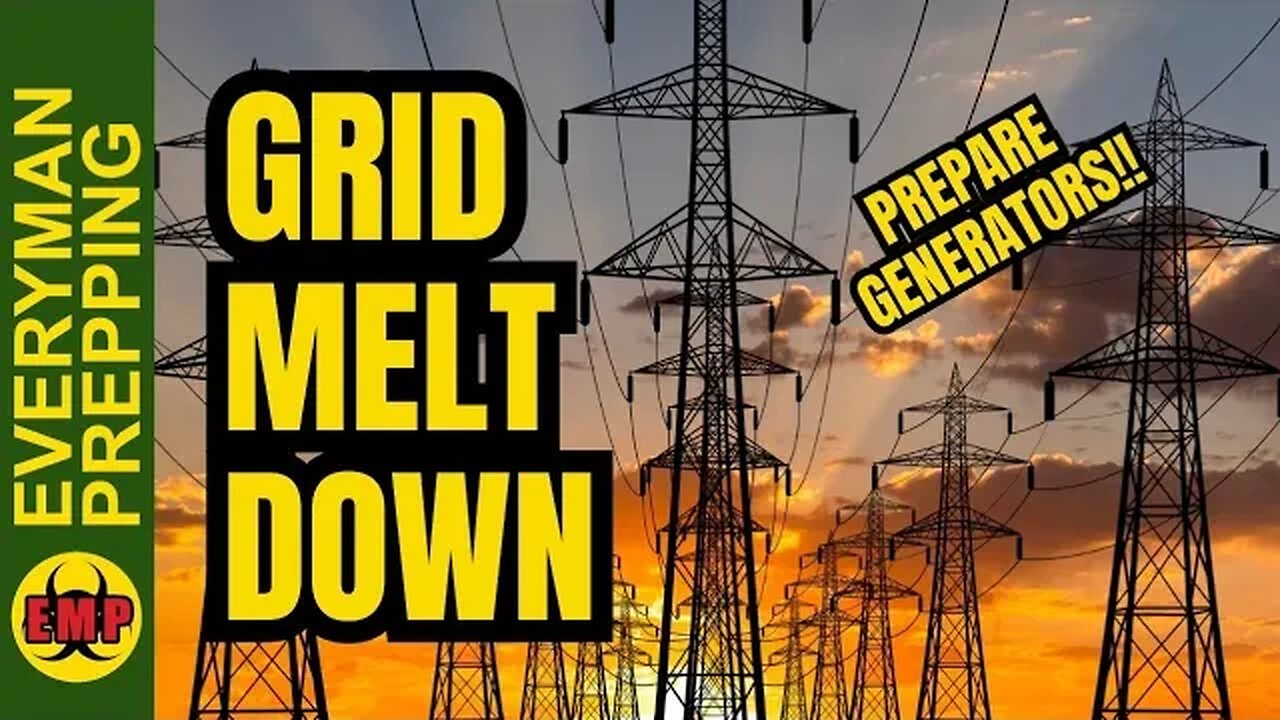 Grid Melting Down - Prepare Your Generators! East Coast Grid Down Warning! - Prepping