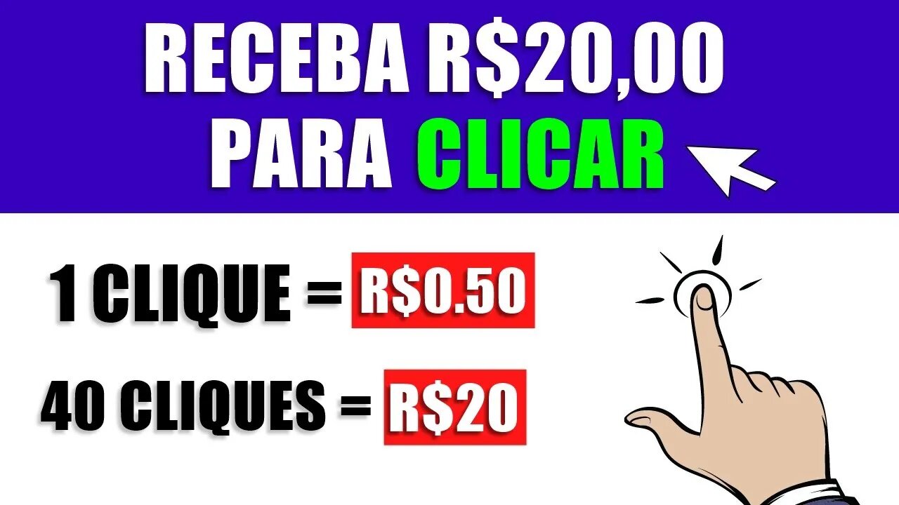 INACREDITÁVEL🔥 SITE que gera PIX para clicar e já pode sacar NA HORA! [R$ 0,50 cada clique]