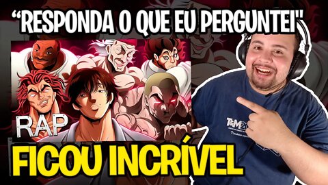 REACT Rap dos Campeões (Baki the Grappler) ESPECIAL 100K | URT ♫