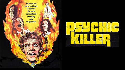 PSYCHIC KILLER 1975 Man Creates Astral Projected Duplicate to Commit Murder FULL MOVIE HD & W/S