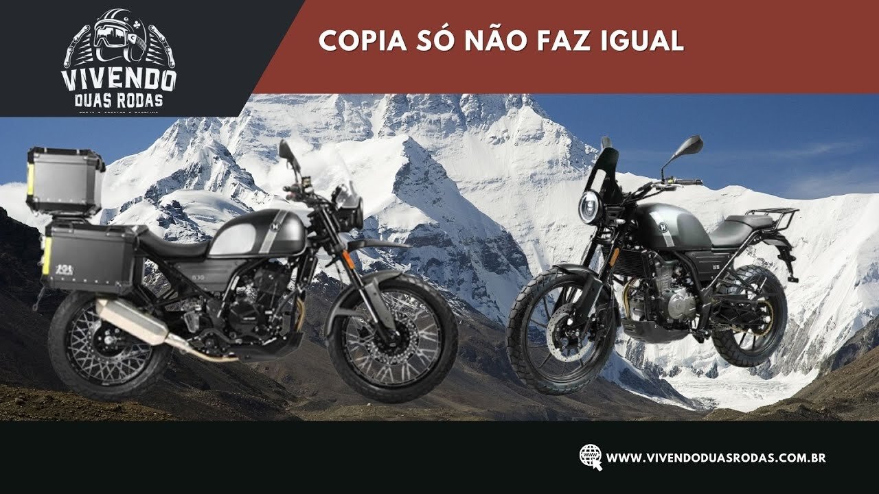 Os clones da Royal Enfield Himalayan: Hanway G15 e G30