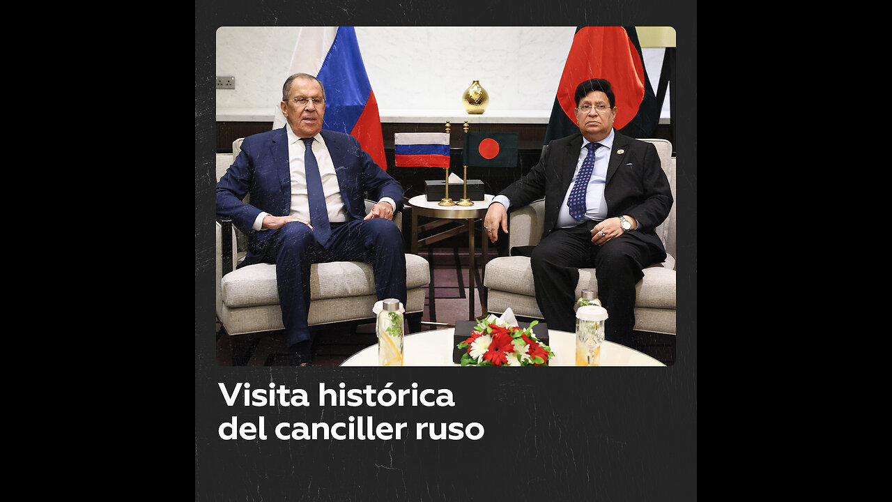 Serguéi Lavrov realiza su primera visita a Bangladés