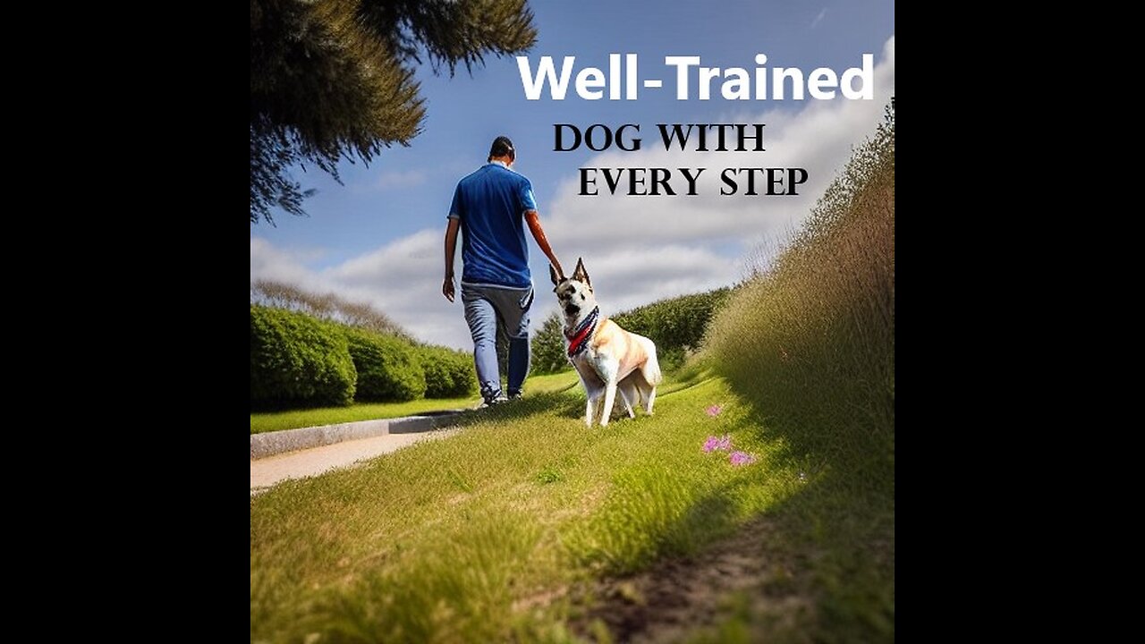 Well-Trained Dog with Every Step