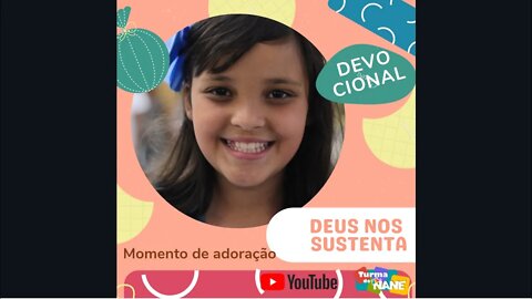 Devocional Infantil - Deus nos sustenta - Dia 3