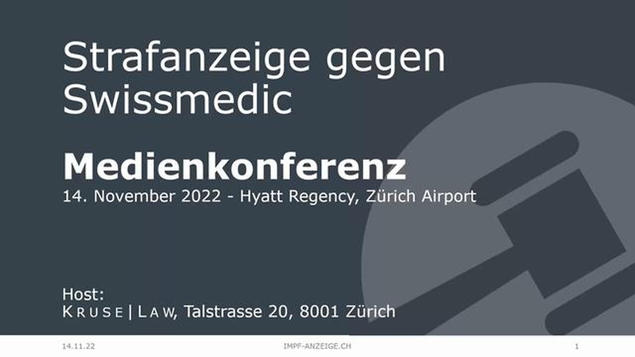 Strafanzeige gegen Swissmedic