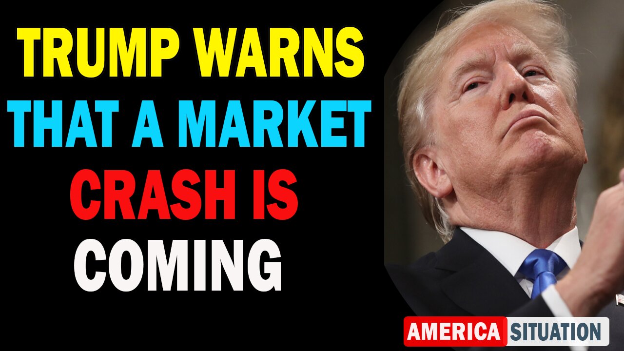 X22 Dave Report! Trump Warns Of A Stock Market Crash & A 1929 Depression