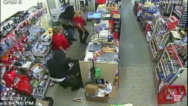 Authorities are looking for two men who robbed a Family Dollar at gunpoint