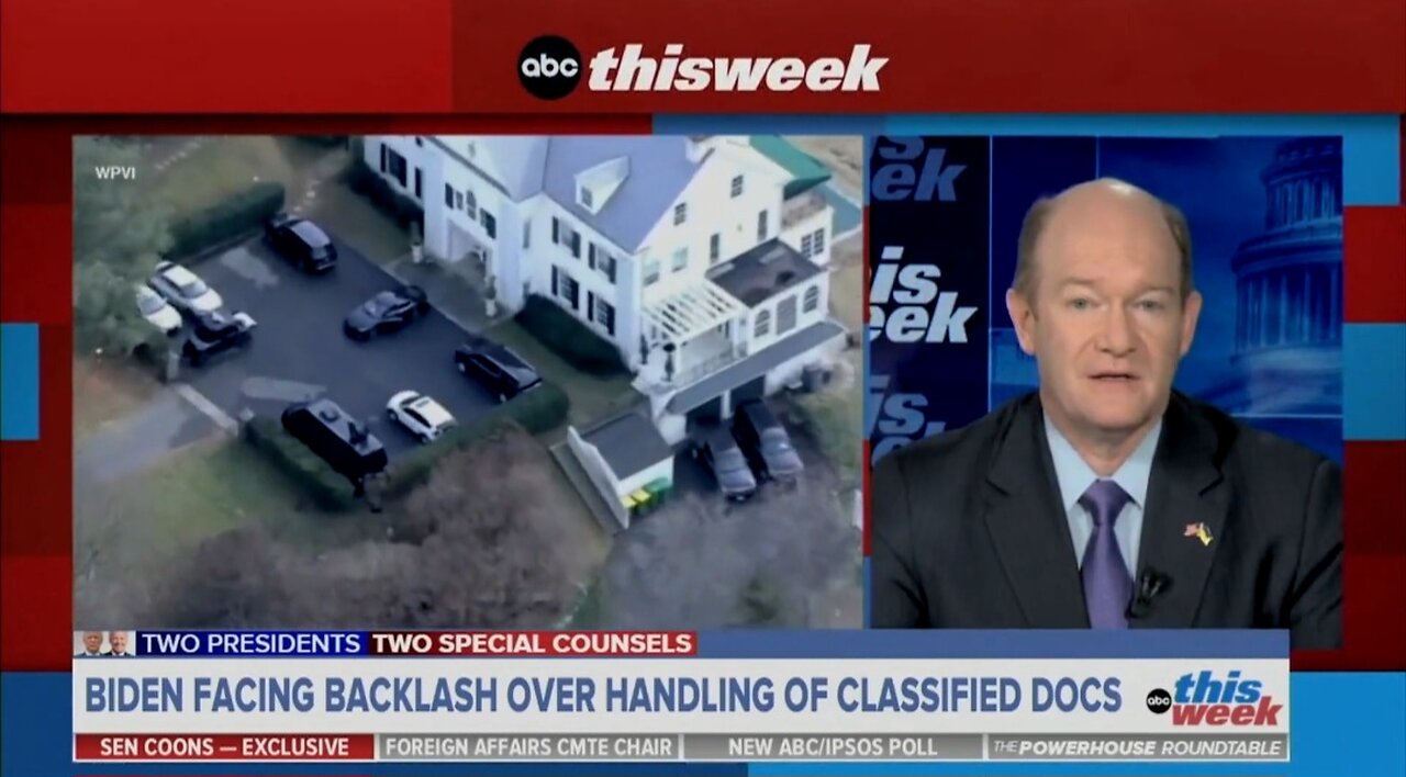 Dem Sen Coons: Biden Had No Idea He Stole Classified Documents