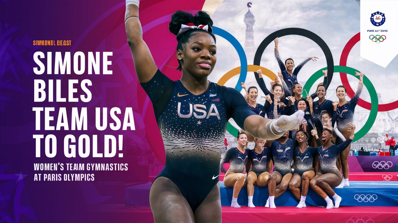 Simone Biles leads Team USA to gold in women’s team gymnastics at Paris Olympics