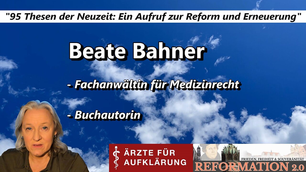 Beate Bahner, Fachanwältin für Medizinrecht (Reformation 2.0 in Wittenberg)