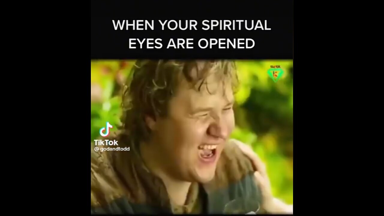 When your SPIRITUAL EYES are OPENED.