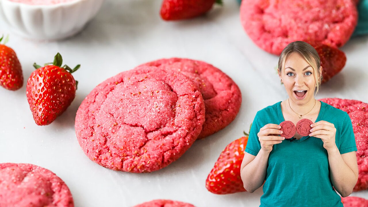 Strawberry Cookies