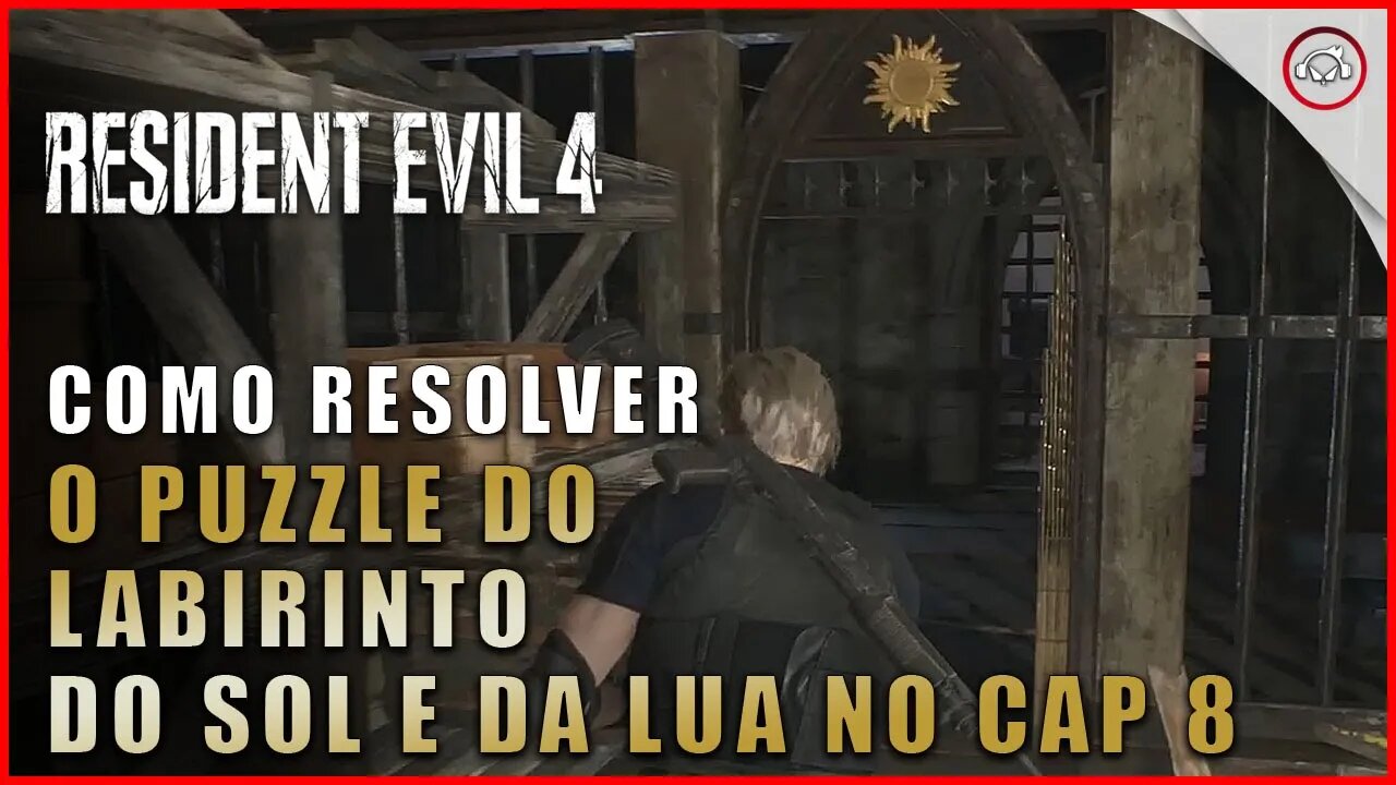 Resident Evil 4 Remake, Como resolver o puzzle do labirinto do Sol e da Lua no Cap 8 | Super-Dica