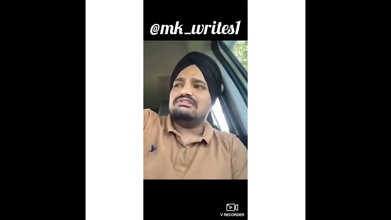 sidhu moose wala last vedio before death #sidhumoosewala #deadshot