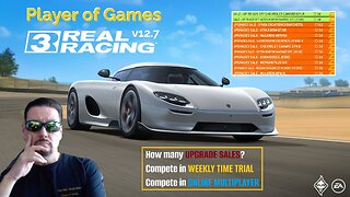 Player of Games: Real Racing 3 Update 12.7: How many UPGRADE SALES?