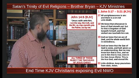 Satan's Trinity of Evil Religions – Brother Bryan – KJV Ministries