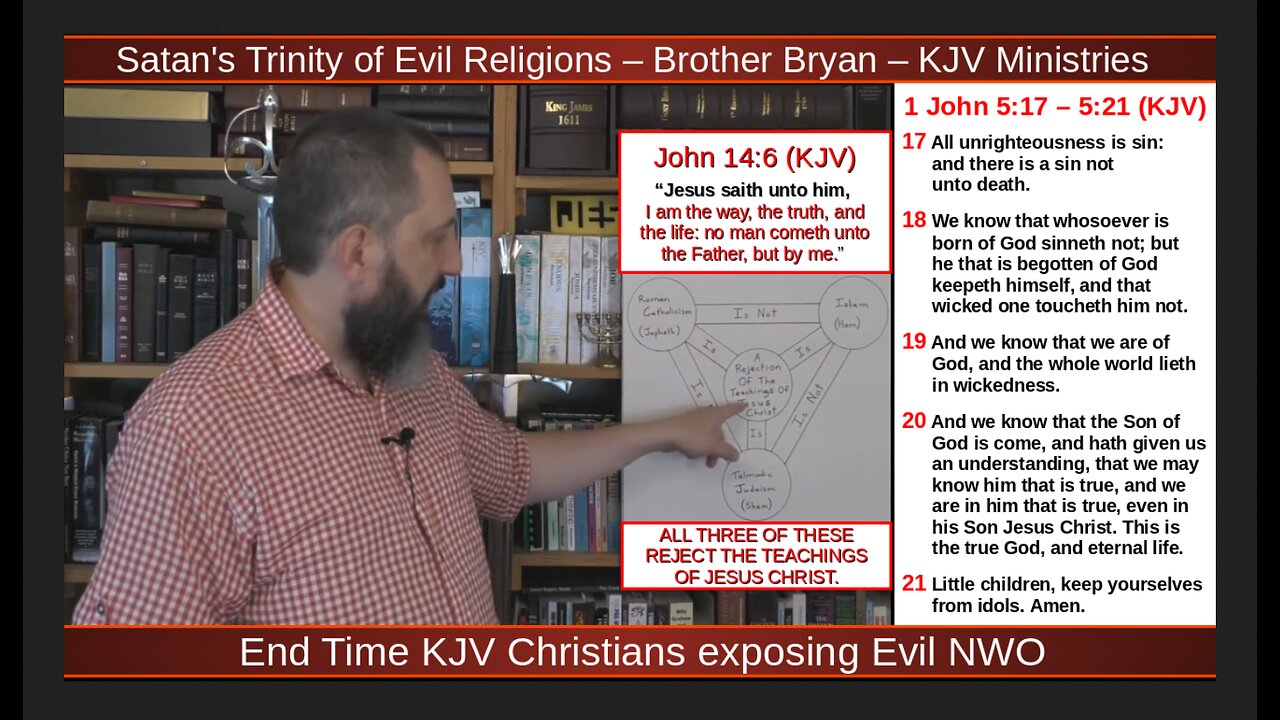 Satan's Trinity of Evil Religions – Brother Bryan – KJV Ministries