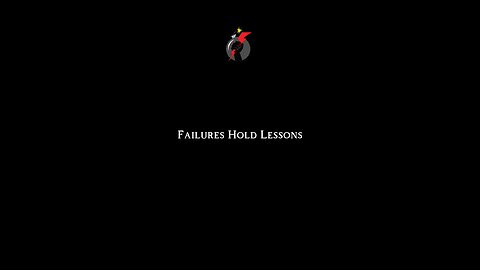 Failures Hold Lessons #dayodman #behold #learn #eeyayyahh #motivation