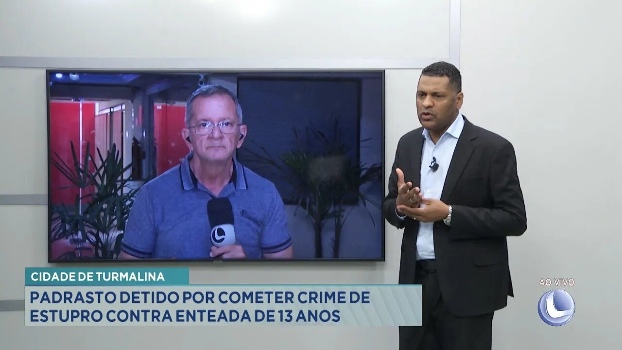 Cidade de Turmalina: Padrasto detido por cometer crime de Estupro contra Enteada de 13 anos.