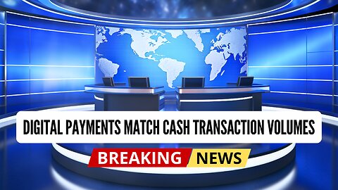 Digital Payments Match Cash Transaction Volumes