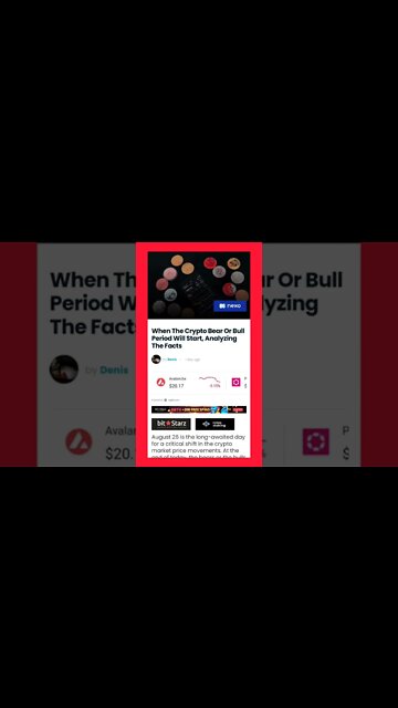 When The Crypto Bear Or Bull Period Will Start, Analyzing The Facts #crypto #cryptomash