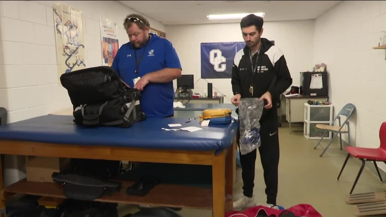 High school athletic trainers help wounded student following shooting